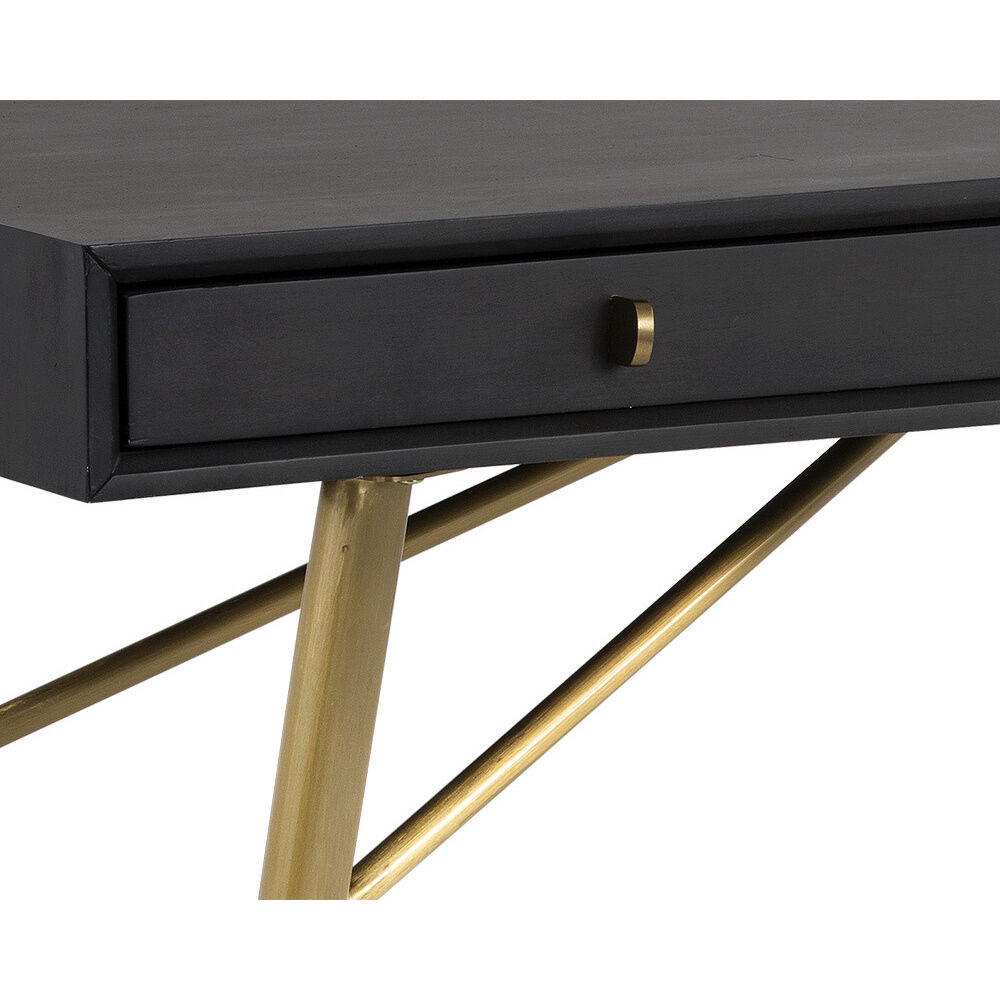 Giana 59 X 23.75 inch Brass Desk
